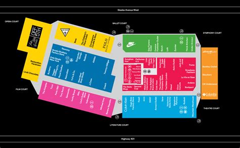 toronto premium outlets store directory.